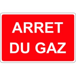 Arrêt du gaz