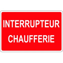 Interrupteur chaufferie
