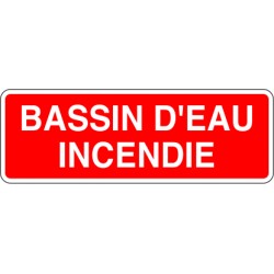 Bassin d'eau incendie