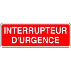 Interrupteur d'urgence