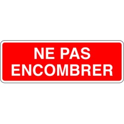 Ne pas encombrer
