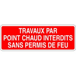 Travaux par point chaud interdits sans permis de feu