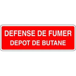 Défense de fumer dépôt de butane