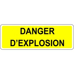 Danger d'explosion