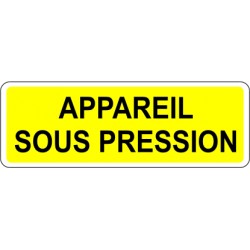 Appareil sous pression