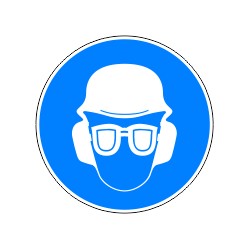Casque,anti-bruit et lunettes obligatoires