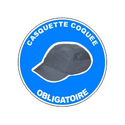 Casquette coquée obligatoire