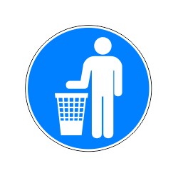 Jeter les déchets à la poubelle obligatoire