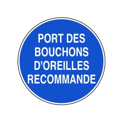 Port des bouchons d'oreilles recommandé