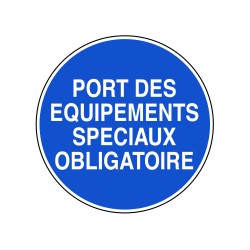 Port des équipements spéciaux spéciaux obligatoire