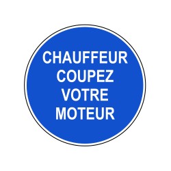 Chauffeur couper votre moteur