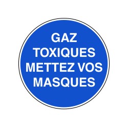 Gaz toxiques mettez vos masques