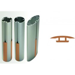 Joncs de finition aluminuim anodisé forme 1