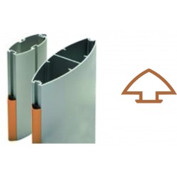 Joncs de finition aluminuim anodisé forme 2